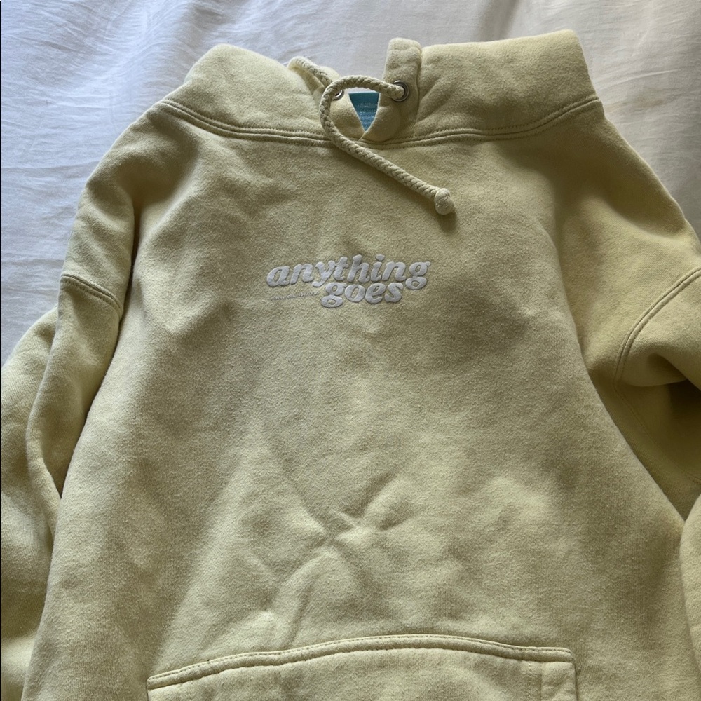 Emma Chamberlain official merch sweatshirt anything goes